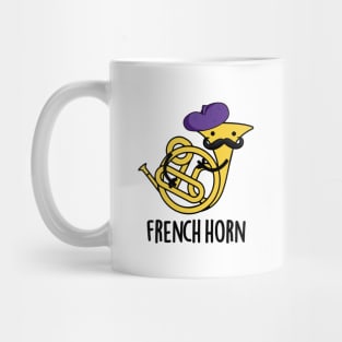 French Horn Cute Music Instrument Pun Mug